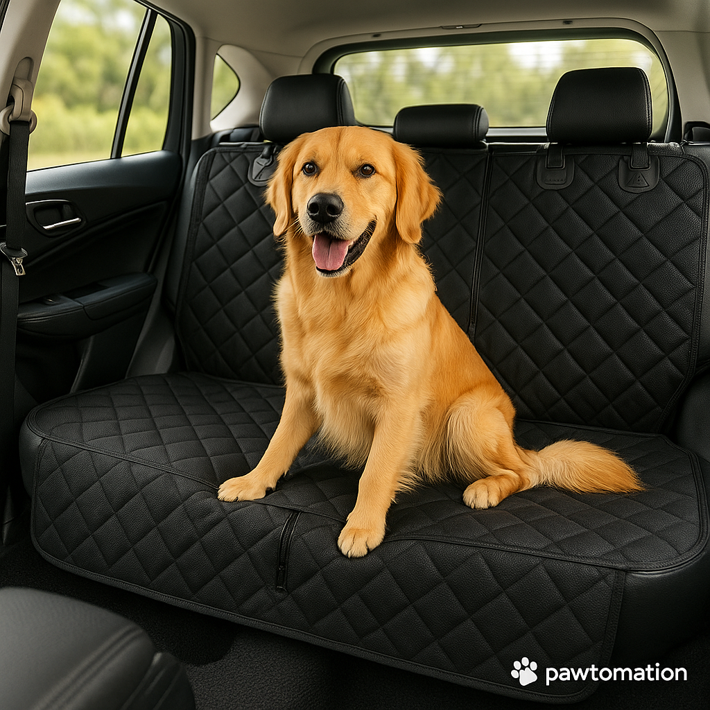 Pawtomation™ Waterproof Dog Car Seat Cover - Bench / SUV Size “Paw-proof every road-trip—no mud, fur or claw marks left behind.”